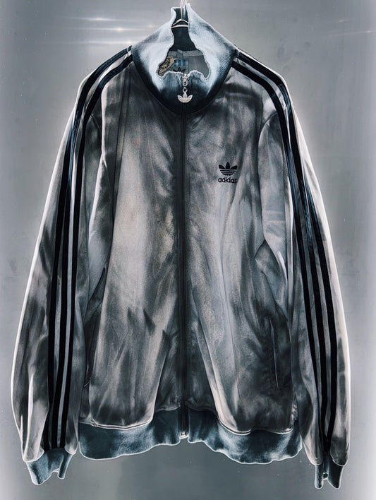 "SIGMA" grunge processing adidas track jacket
