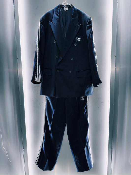 special "original re:meke" vintage "adidas"x vintage double breast SETUP three strip edition