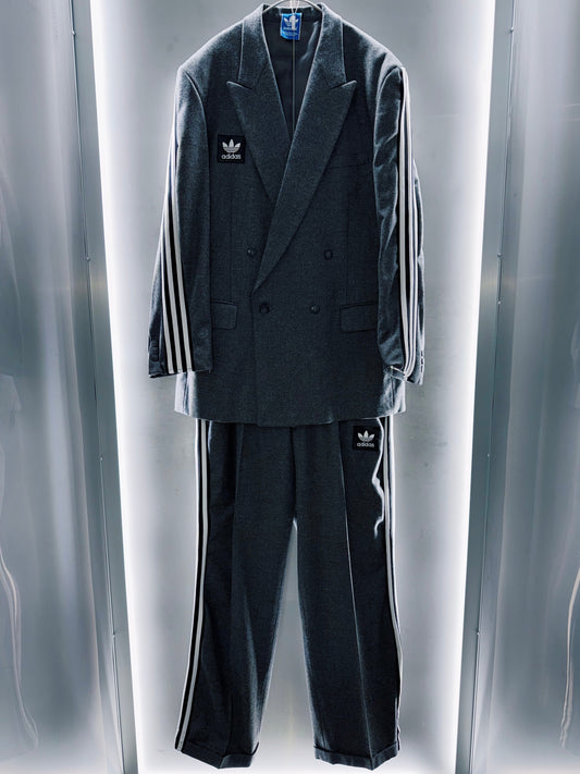 special "original re:meke" vintage "adidas"x vintage double breast SETUP three strip edition