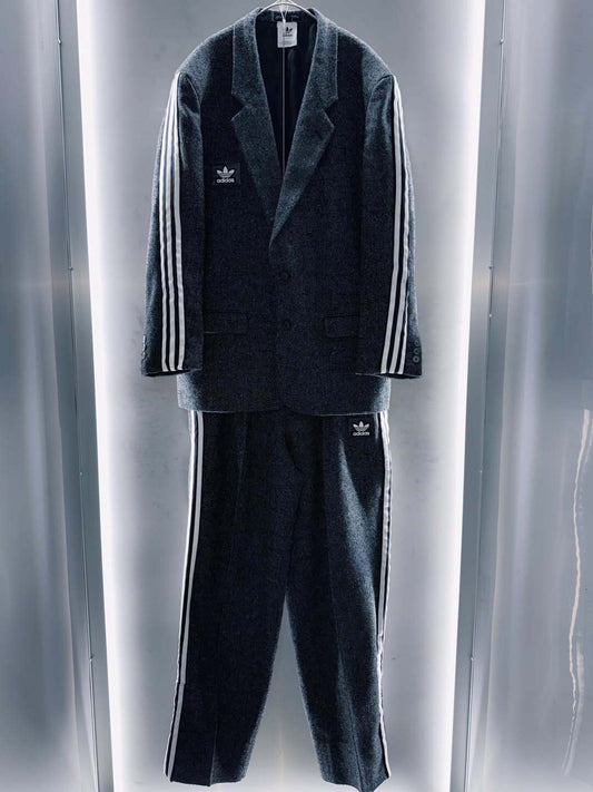 special "original re:meke" vintage "adidas"x vintage double breast SETUP three strip edition