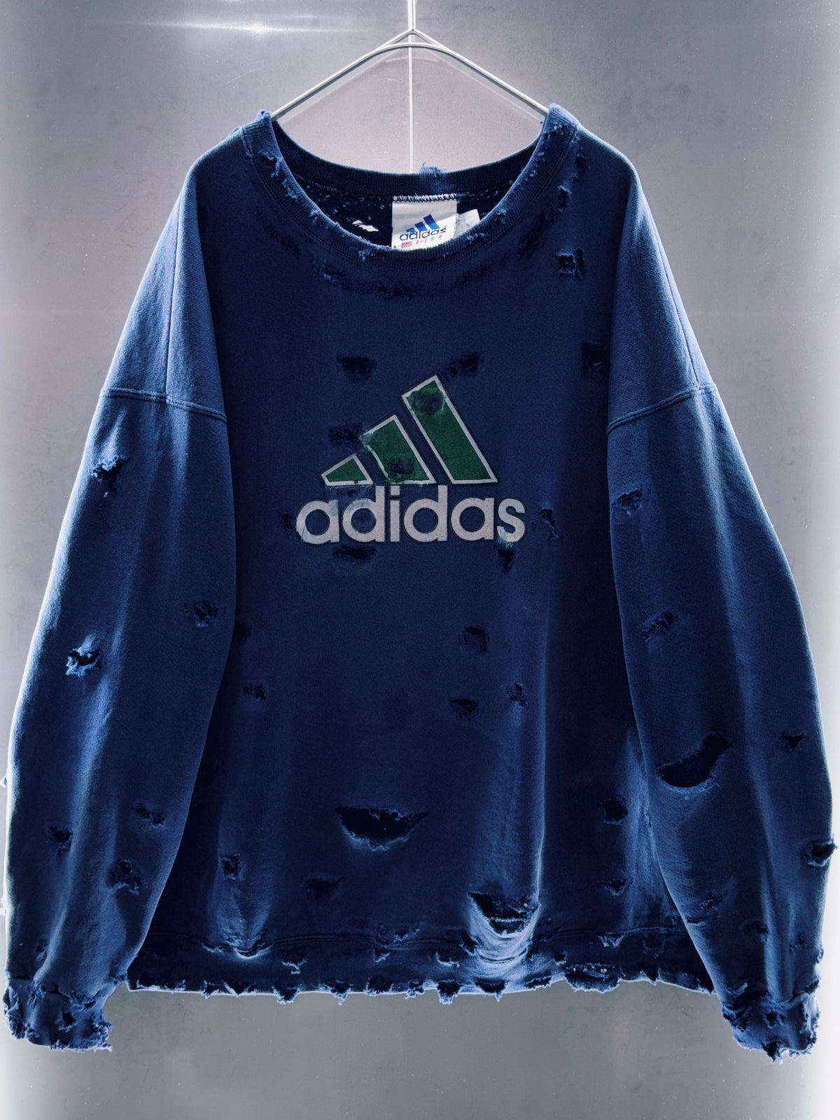 special AYNE Original vintage adidas "boro" Re:make pullover