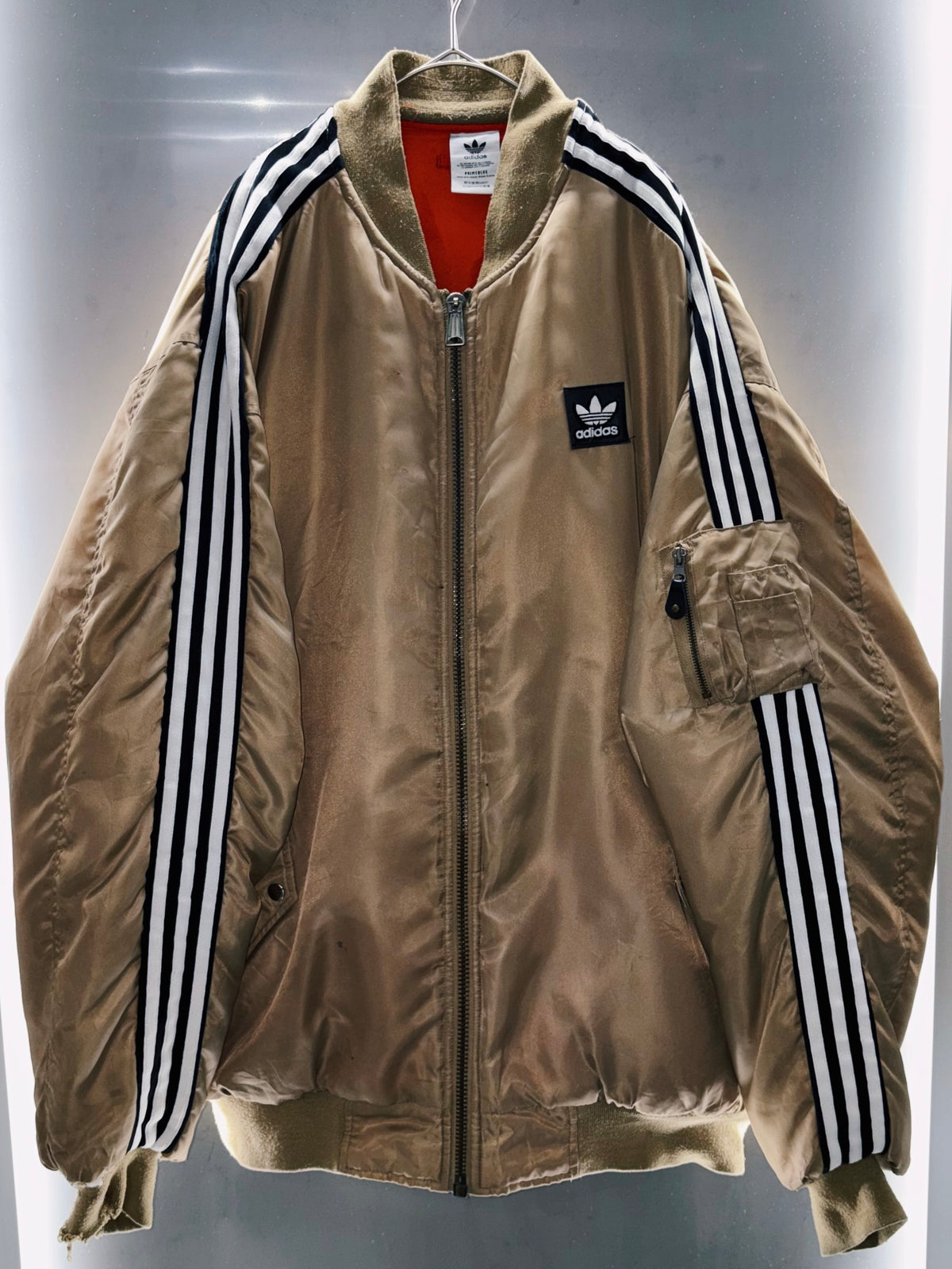 special Original Re:make adidas reversible vintage MA-1 flight jacket
